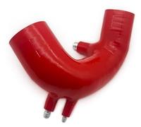 XYWOPO Air Intake Replacement Parts, for Abarth, 500 595 IHI Turbo Silicone Intake Hose Kit Performance Intake System Silicon Tube Pipe Air Intake Hose(BLACK Red)