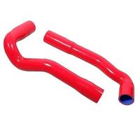 XYWOPO Air Intake Silicone Coolant Radiator Hose Kit, for, E36 325i/328i/330i/for M3 1992-1997 Silicone Coolant Hose Blue Red Black 2PCs/Set 42mm Air Intake Hose(Black Red)