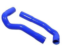 XYWOPO Air Intake Silicone Coolant Radiator Hose Kit, for, E36 325i/328i/330i/M3 1992-1997 Silicone Coolant Hose 2PCs/Set 42mm Air Intake Hose(Black Blue)