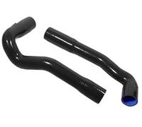 XYWOPO Air Intake Silicone Coolant Radiator Hose Kit, for, E36 325i/328i/330i/M3 1992-1997 Silicone Coolant Hose 2PCs/Set 42mm Air Intake Hose(Black Black)