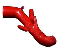 XYWOPO Air Intake Silicone Induction Intake Pipe Hose, for TT S3 225 Black Air Intake Hose(BLACK Red)