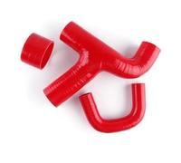 XYWOPO Air Intake Silicone Intake Hose Pipe Kit, for Subaru, for Impreza WRX STI GDB GDA EJ20 2.0L Turbo Vers 7/8/9 2000-2008 Air Intake Hose(BLACK Red)