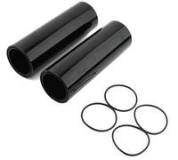 XYWOPO Aluminum Front Upper, fork Tube Slider Cover Absorber Shock Boot Black, for Harley, DAVIDSON Dyna 2006-2017 Motorcycle Motorcycle Fork Cap