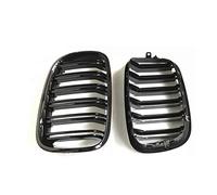 XYWOPO BLACK Grille ABS Front Replacement Hood Grill, for BMW, for E70 E71 X5 X6 2007 2008 2009 2010 2011 2012 2013 2014 Car Front Grille