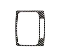 XYWOPO Car Carbon Fiber Center Gear Shift Panel Frame Lighter Cover Strips Trim, for Mercedes, for Benz, C Class W204 2007-2013 Strip Cover(BLACK Inner frame for RHD)