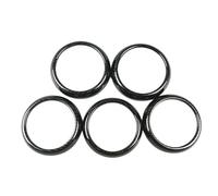 XYWOPO Car Center Console Air Conditioning Outlet Vent Circle Decoration, for, for, A B Class W176 W246 GLA X156 CLA C117 Car Air Vent Trim(Black)