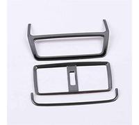 XYWOPO Car Conditioning Vent Cover Interior, for Seat, Armrest Rear Air Outlet Decoration Frame Air, for Skoda, for KODIAQ, 2017 2018 2019 Car Accessories Car Air Vent Trim(Model 4 steel)