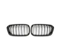 XYWOPO Car Front Bumper Grilles Racing Grill, for BMW, for 1 Series F20 F21 LCI 120i 2015 2016 2017 Double Slat Replacement Grille Car Front Grille(Glossy Black)