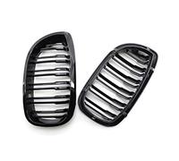 XYWOPO Car Grill Front Bumper 2 Slat Line Gloss Black Racing Grill, for BMW, for E46 Coupe 325Ci 330Ci LCI 2door 2003-2006 Car Front Grille