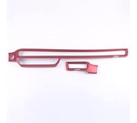 XYWOPO Car Interior Center Control Panel Middle Air Condition Switch Outlet Frame Cover Trim Styling, for, for Civic, 11th Ge 2022 2023 Car Air Vent Trim(ABS Red LHD)