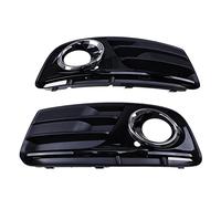 XYWOPO Car Left/Right Side Grills Fog Lights Cover Bumper Grille Facelift Auto Replacement Parts, for, for Q5 8R 2013 2014 2015 2016 Fog Light Grille(1 Pair)
