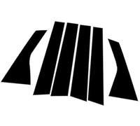 XYWOPO Car Pillar Posts Decoration Styling Window Molding Cover Stickers, for Range, for Rover Evoque L551 5-Door 2019 2020 2021 2022 2023 Side Window Accent