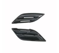 XYWOPO Car Side Fender Vent Outlet Cover Trim Car Accessories, for, for Ford, Raptor, for, for F-150, 2017 2018 2019 2020 ABS Carbon Fiber Grain Stick-on Car Air Vent Trim(Carbon Fiber Color)