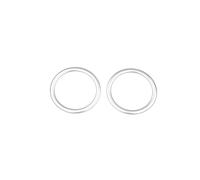 XYWOPO Car Styling Dashboard Air Conditioner Vent Circles Decoration Stickers Trim, for, for, for, for, W166 X166 X204 ML GL GLE GLS GLK Car Air Vent Trim(Silver)