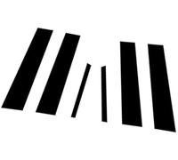 XYWOPO Car Styling Pillar Posts, for Toyota Yaris Vitz Xp90 5-Door Hatchback 2006-2011 Door Window Molding Cover Stickers Accessories Trims Side Window Accent