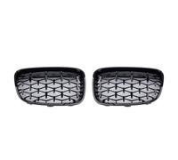 XYWOPO Chrome Black Diamond Grille Grill 1 Pair Outdoor Anti-resistance Repairing Parts, for BMW, for 1 Series F20 F21 2011-2014 Car Front Grille(Mint)