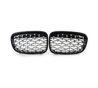XYWOPO Chrome Black Diamond Grille Grill 1 Pair Outdoor Anti-resistance Repairing Parts, for BMW, for 1 Series F20 F21 2011 2012 2013 2014 Car Front Grille(Grass Green)