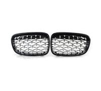 XYWOPO Chrome Black Diamond Grille Grill 1 Pair Outdoor Anti-resistance Repairing Parts, for BMW, for 1 Series F20 F21 2011-2014 Car Front Grille(Grass Green)