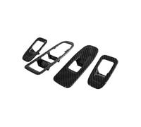 XYWOPO Door Window Glass Lift Switch Cover Trim, for Cadillac, XT5 2017-2020 Car Abs Carbon Fibre Panel Control Window Control Trim Car Window Switch Cover