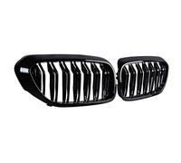 XYWOPO Front Bumper Grill, for BMW, for 5 Series M5 G30 G31 520i 530i 540i ABS 2-slat Gloss Black Front Grille Car Front Grille