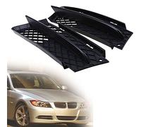 XYWOPO Front Bumper Lower Grills Fog Light Hood Cover, for BMW, for 3-Series E90 Sedan 2005 2006 2007 2008 Pre-facelift Fog Light Grille(1 Pcs Left Right)