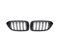 XYWOPO Front Racing Grille, for BMW, for New 5 Series G30 G38 525I 530I 540I 550I 2017 2018 2019 2020 Performance Bumper 2 Slat Grill Replacemt Car Front Grille(Gloosy Black)