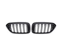 XYWOPO Front Racing Grille, for BMW, for New 5 Series G30 G38 525I 530I 540I 550I 2017 2018 2019 2020 Performance Bumper 2 Slat Grill Replacemt Car Front Grille(Matte Black)
