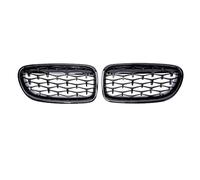 XYWOPO Geetha Car Front Diamond Grille Gril, for BMW, for 5 Series F10 F11 F18 520i 523i 528i 530i 2010 2011 2012 2013 2014 2015 2016 Bumper Sport Racing Grills Car Front Grille(Black)