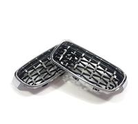 XYWOPO Geetha Car Front Grill Bumper Racing Grilles, for BMW, for 3 Series F30 F31 320i 325i 328i 330i 335i 2012-2018 Diamond Grille Car Front Grille(Silver)