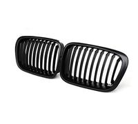 XYWOPO Gloss Black Front Grille Slat Style Grill, for BMW, for E46 4 Door 1998 1999 2000 2001 Car Styling Car Front Grille(Matt black)