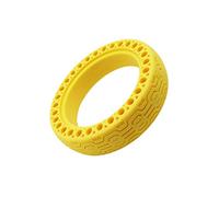 XYWOPO Hollow Tires, for Xiaomi, Mijia M365 Electric Scooter Anti-Skid Pneumatic 8 1/2X2 Front Rear Wheel Tire 8.5 Inch Spare Tyres Electric Skateboard Tyre(1 pcs yellow)