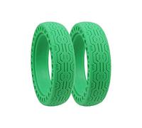 XYWOPO Hollow Tires, for Xiaomi, Mijia M365 Electric Scooter Anti-Skid Pneumatic 8 1/2X2 Front Rear Wheel Tire 8.5 Inch Spare Tyres Electric Skateboard Tyre(2 pcs green)