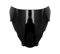 XYWOPO Motorcycle Black ABS Double Bubble Windshield Fairing Windscreen Screen SV650 SV650S 1999 2000 2001 2002 Motorcycle Front Windscreen Deflector Shield