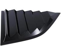 XYWOPO Rear Glass Shield Rear Window Louver 1Pair Car Shutter Trim Cover Bright Black Plastic, for DODGE Challenger 2015-2022