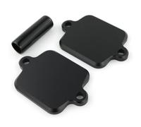 XYWOPO Smog Block Off Plates Cover, for Yamaha, YZF R1 YZF R1M R1S YZF R6 YZF R6S FZ1 / FZ1 Fazer FZ6R/ FZ6 Fazer 600 FZ8 FZ10 MT-10 Exhaust block-off plates