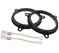 XYWOPO Speaker Spacer Ring Tweeter Adapter Car, for Mazda, CX-5 2013-2022 Rear Doors ABS Black with Audio Wiring Harness Waterproof Car Speaker Spacer Ring Set