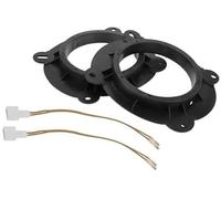 XYWOPO Speaker Spacer Ring Tweeter Adapter Car, for Toyota, Avalon 2019-2023 Rear Doors Black with Mid-bass Female Plug Audio Cable Waterproof Car Speaker Spacer Ring Set