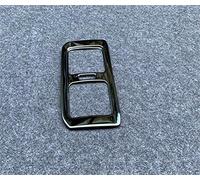 XYWOPO Steel Accesorios Car Armrest Box Rear Air Conditioner Outlet Frame Cover Trim Interior Moulding, for Toyota, for RAV4, RAV 4 2019 2020 Car Air Vent Trim(Steel Black2)
