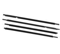 XYWOPO Window Door Seals 4pcs Car Outside Window Moulding Weatherstrip Seal Belt Weather Strip ABS Trim, for Toyota, for Corolla, for Altis 2003-2007 Car Door Seal Strip