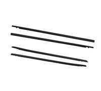 XYWOPO Window Door Seals 4PCS Car Window Glass Seal Moulding Trim, for Civic, 2006-2019 Outer Sealing Trim Belt Rubber Strips Car Door Seal Strip(Black 16-19)