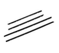 XYWOPO Window Door Seals 4PCS Car Window Glass Seal Moulding Trim, for Civic, 2006-2019 Outer Sealing Trim Belt Rubber Strips Car Door Seal Strip(Black 12-15)
