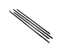 XYWOPO Window Door Seals 4PCS Car Window Glass Seal Moulding Trim, for Civic, 2006-2019 Outer Sealing Trim Belt Rubber Strips Car Door Seal Strip(Black 06-11)