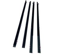 XYWOPO Window Door Seals 4pcs Cars Moulding Trim Seal Belt, for Accord, 9th 2014 2015 2016 Car Door Seal Strip(Black)