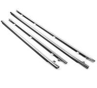 XYWOPO Window Door Seals 4X Chrome Car Exterior Door Window Seal Belt Molding Weatherstrip Moulding Trim, for Spirior 2009 2010 2011 2012 2013 2014 Car Door Seal Strip