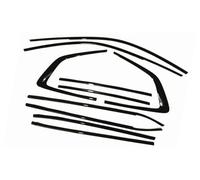 XYWOPO Window Door Seals Car Exterior Window Strip Cover Trim, for BMW, G01 X3 2018-2024 Weatherstrip Stainless Steel Seal Shade Decorative Car Door Seal Strip