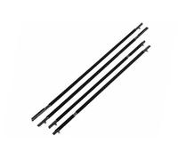 XYWOPO Window Door Seals Car, for Toyota, for Vios, for XP150 2014 2015 2016 2017 2018 Door Waterproof Rainproof Weather Strip Glass Seal Car Door Seal Strip(Black-Rear Pair)
