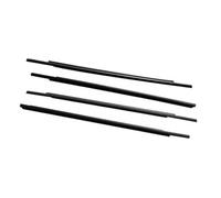 XYWOPO Window Door Seals Car Window Glasses Seals Rubber Window Weather Strip, for Mitsubishi, for Outlander 2013-2018 Direct Replacement Car Accessories Car Door Seal Strip(Black)