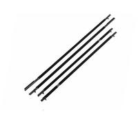 XYWOPO Window Door Seals Car Window Molding, for Toyota, for Vios XP90, for Belta, for Limo 2008~2013 Door Weatherstrips Rainproof Weather Glass Sealed Strip Car Door Seal Strip(Black-Rear Pair)