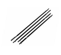 XYWOPO Window Door Seals Cars, for Toyota, for Land, for Cruiser, for Prado 120 2003-2009 Door Rainproof Weather Strips Car Door Seal Strip(Black-Rear Pair)