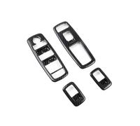 XYWOPO Window Glass Lift Button Trim Cover, for DODGE, Durango 2011-2022 LHD Car Carbon Fiber Door Armrest Panel Switch Window Control Trim Car Window Switch Cover
